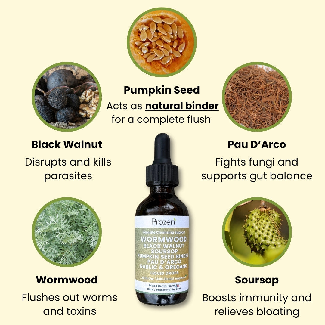 Black Walnut Wormwood Parasite Cleanser