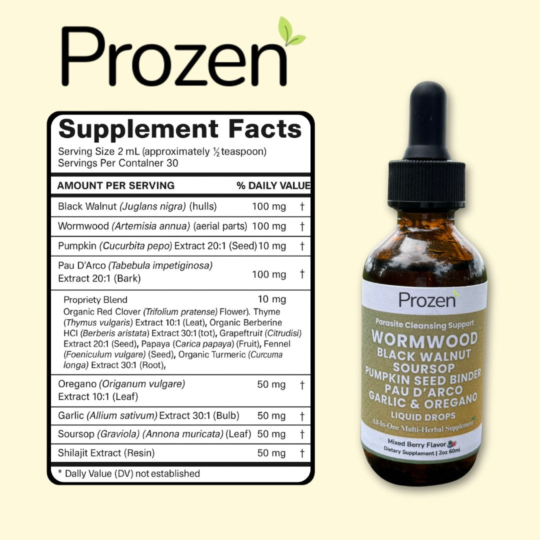 Black Walnut Wormwood Parasite Cleanser